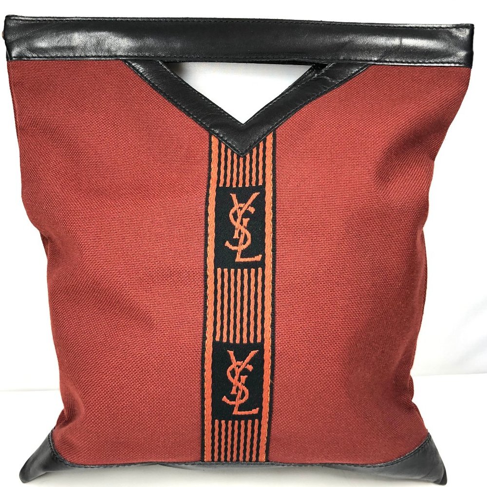 YVES SAINT LAURENT YSL Foldable Envelope Clutch